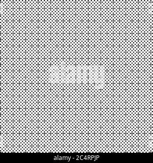 Arrière-plan en pointillés demi-tons uniformément distribués. Motif vectoriel d'effet demi-ton. Points circulaires isolés sur fond blanc. Illustration de Vecteur