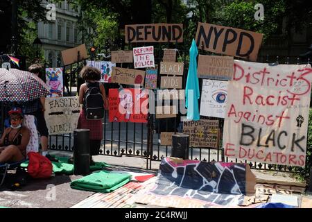Occuper l'hôtel de ville de New York le 27 juin 2020 Banque D'Images