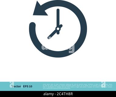 24 heures d'assistance icône Vector logo Template Illustration Design. Vecteur EPS 10. Illustration de Vecteur