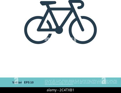 Modèle d'illustration pour logo Vector d'icône de vélo. Vecteur EPS 10. Illustration de Vecteur