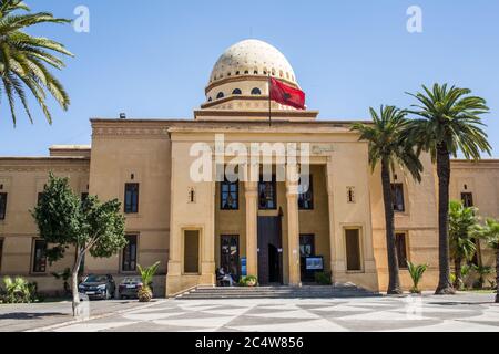 Marrakech, Maroc - 11 mars 2019 : vue sur le Théâtre Royal de Marrakech, Maroc. Banque D'Images