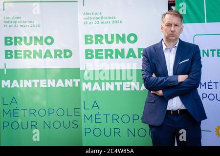 Bruno Bernard, président de la métropole de Lyon Banque D'Images