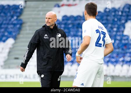 Copenhague, Danemark. 28 juin 2020. Staale Solbakken, responsable du FC Copenhague, a assisté au match 3F Superliga entre le FC Copenhagen et le FC Midtjylland à Telia Parken. (Crédit photo : Gonzales photo/Alamy Live News Banque D'Images