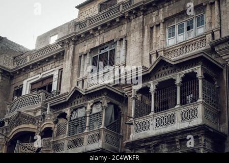 Aria de la vieille ville de Karachi Banque D'Images