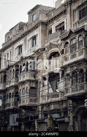 Aria de la vieille ville de Karachi Banque D'Images