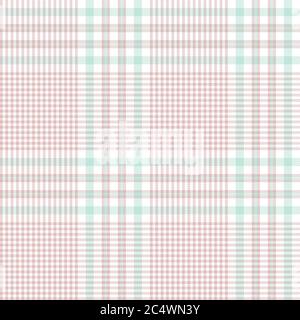 Motif texturé sans couture Glen Plaid rose adapté aux textiles et aux motifs de mode Banque D'Images