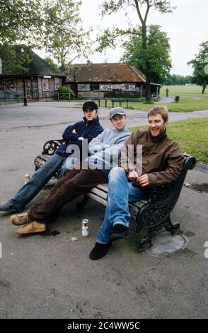 The Doves, Clapham Common 25 mai 2000, Clapham, Londres, Angleterre, Royaume-Uni. Banque D'Images