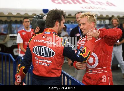 Jeff Gordon de l'équipe des États-Unis à la course ROC des champions Gran Caneria Espagne 2002 Banque D'Images