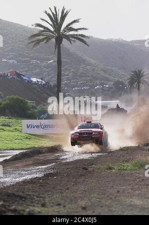 Jeff Gordon de l'équipe des États-Unis à la course ROC des champions Gran Caneria Espagne 2002 Banque D'Images