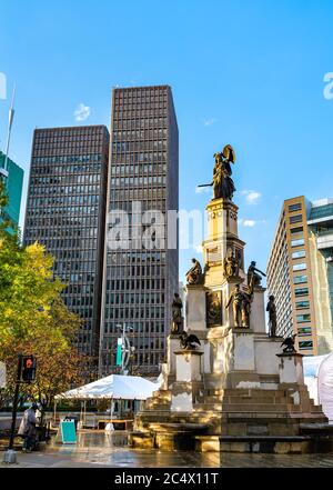 Monument des soldats et marins à Detroit, Michigan Banque D'Images