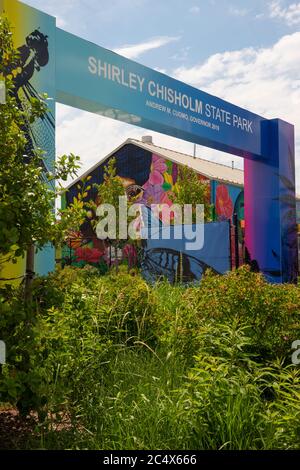 Shirley Chisholm State Park Brooklyn New York Banque D'Images