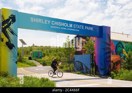 Shirley Chisholm State Park Brooklyn New York Banque D'Images