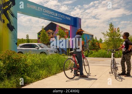 Shirley Chisholm State Park Brooklyn New York Banque D'Images