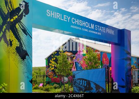 Shirley Chisholm State Park Brooklyn New York Banque D'Images