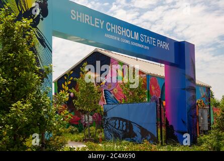 Shirley Chisholm State Park Brooklyn New York Banque D'Images