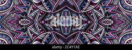 Tapis ethnique abstrait ornemental sans couture motif. Fond vectoriel vintage. Illustration de Vecteur