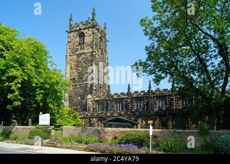Royaume-Uni, Yorkshire du Sud, Barnsley, Penistone, Église Saint-Jean-Baptiste Banque D'Images