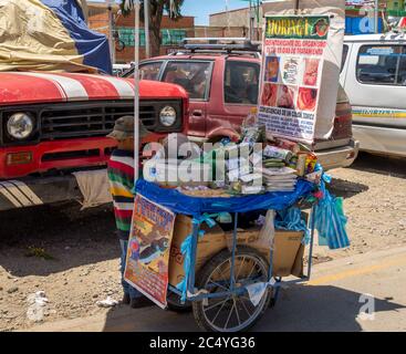 La Paz, Bolivie - 29 septembre 2018 : un marché à El Alto, la Paz, en Bolivie Banque D'Images