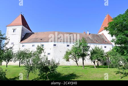 Basse-Autriche, Autriche. Le château d'Orth est situé à Orth, sur le Danube, en Basse-Autriche Banque D'Images