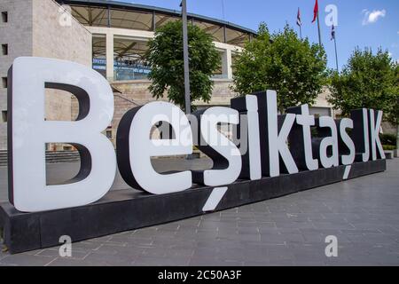 STANBUL, TURQUIE - 02 AOÛT 2019 : STADE DU PARC DE BESIKTAS VODAFONE. Le stade accueille le club de football de Besiktas JK. Besiktas JK est la foot turque Banque D'Images