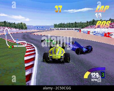 Grand Prix de Monaco - Sony PlayStation 1 PS1 PSX - usage éditorial uniquement Banque D'Images