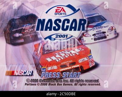 NASCAR 2001 - Sony PlayStation 1 PS1 PSX - usage éditorial uniquement Banque D'Images