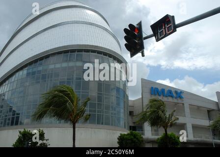 Le Dome et le cinéma IMAX, SM Mall of Asia, Pasay, Metro Manila, Philippines. Banque D'Images