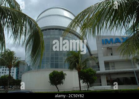 Le Dome et le cinéma IMAX, SM Mall of Asia, Pasay, Metro Manila, Philippines. Banque D'Images