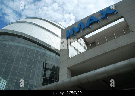 Le Dome et le cinéma IMAX, SM Mall of Asia, Pasay, Metro Manila, Philippines. Banque D'Images