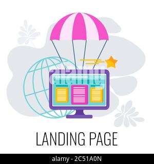 Icône de page d'accueil. Illustration vectorielle plate marketing. Illustration de Vecteur