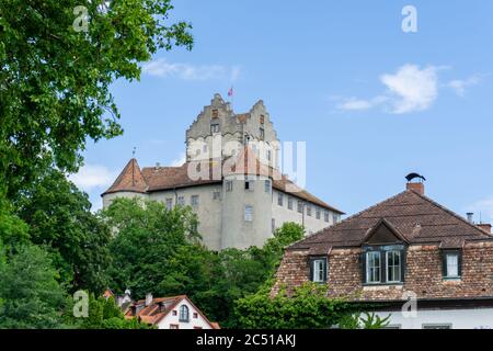 Meersburg, BW / Allemagne - 22 juin 2020 : vue sur Meersburg sur le lac de Constance avec le vieux château historique Banque D'Images