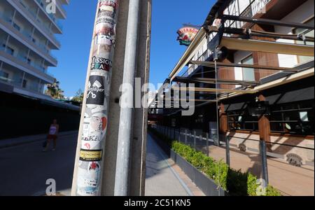 Palma, Espagne. 23 juin 2020. Le Beer King est fermé pendant la pandémie de Corona. Credit: Clara Margais/dpa/Alay Live News Banque D'Images