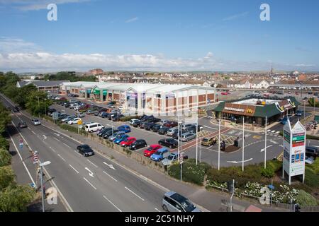 Jubilee Retail Park, Weymouth Banque D'Images