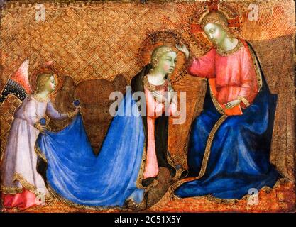 FRA Angelico, peinture, Coronation of the Virgin, 1420-1429 Banque D'Images