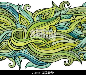 Motif décoratif abstrait sans couture Illustration de Vecteur