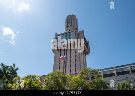 La Havane / Cuba - Mars 16 2017 : Ambassade de Russie à la Havane, Cuba. Banque D'Images