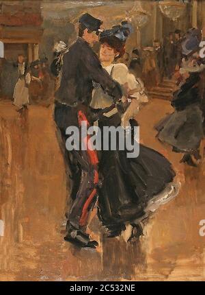 Isaac israels danse au moulin de la galette. Banque D'Images