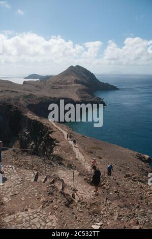 Faune iin Cap Sao Laurenço île volcanique dans l'océan Atlantique-Madère île Banque D'Images