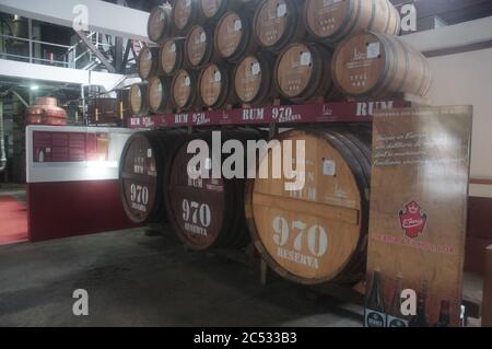 Distillerie de rhum sur l'île de Madère Banque D'Images