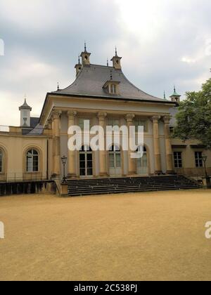 Jardin du château à Pillnitz Banque D'Images