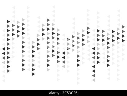 Arrière-plan abstrait géométrique triangle. Composition de formes dynamiques. Style plat et épuré. Applicable à tout travail graphique. Illustration de Vecteur