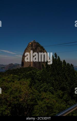 Montagne de Sugarloaf, ville de Rio de Janeiro Banque D'Images
