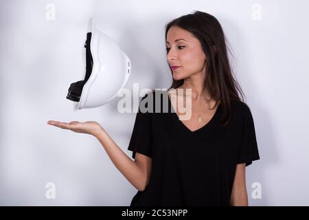 Séance photo d'architectes dans leur bureau Banque D'Images