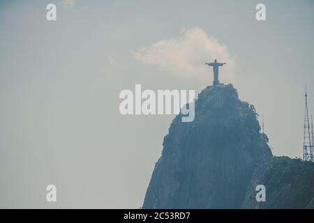 Corcovado, Rio de Janeiro, Brésil Banque D'Images