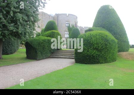 Château de Chirk au pays de Galles Banque D'Images