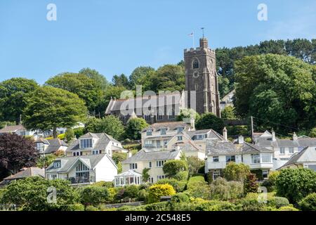 Église St Peters, Noss Mayo, Devon, Royaume-Uni Banque D'Images