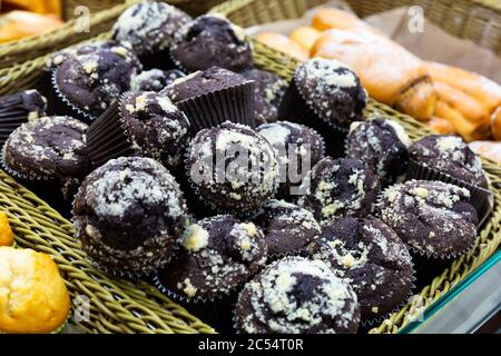 Magdalenas, muffins typiques de la plaine espagnole Banque D'Images