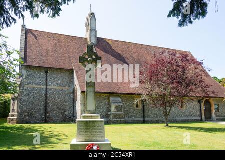 St James The Greater Church, Back Street, Eastbury, Berkshire, Angleterre, Royaume-Uni Banque D'Images