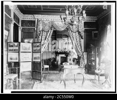 Vue de l'intérieur de l'ambassade d'Autriche, Washington, D.C. Banque D'Images