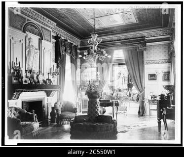 Vue de l'intérieur de l'ambassade d'Autriche, Washington, D.C. Banque D'Images